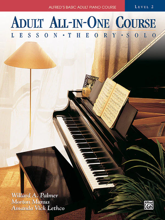 Alfred's Basic Adult All-in-One Course, Book 2: Piano Comb Bound Book