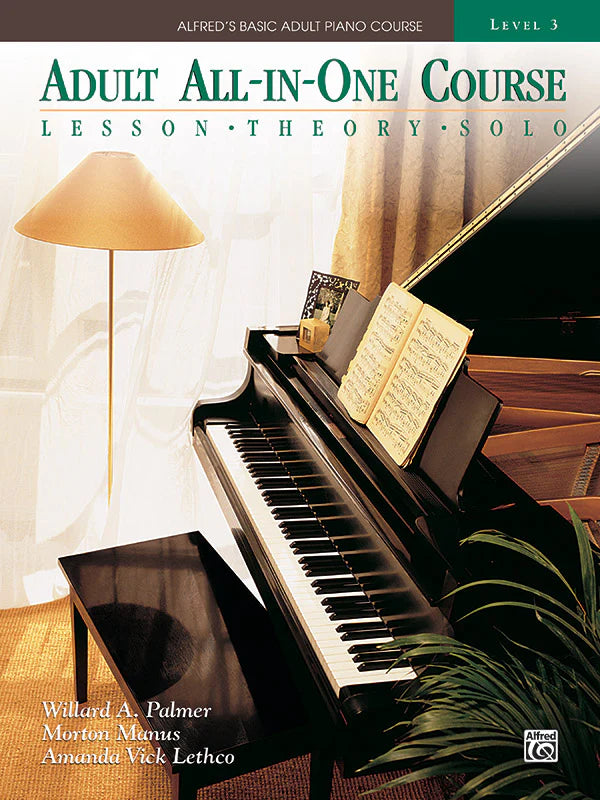 Alfred's Basic Adult All-in-One Course, Book 3: Piano Comb Bound Book