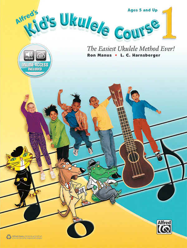 Alfred's Kid's Ukulele Course 1: Ukulele Book & Online Audio