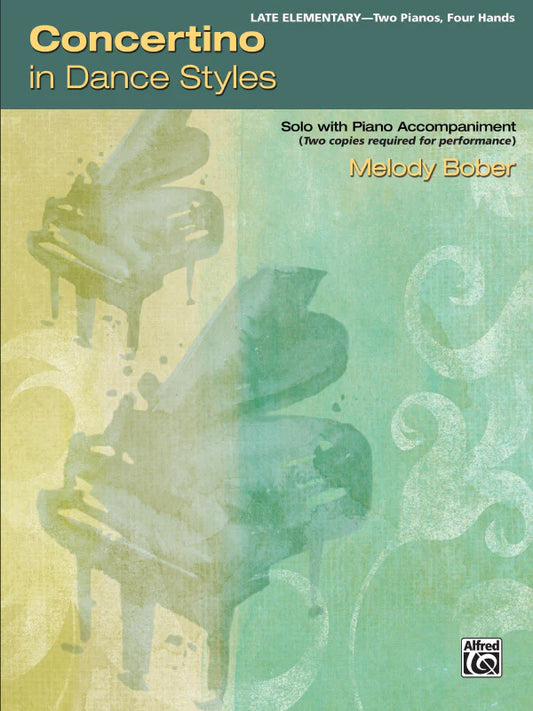 Bober - Concertino in Dance Styles: Piano Duo (2 Pianos, 4 Hands)