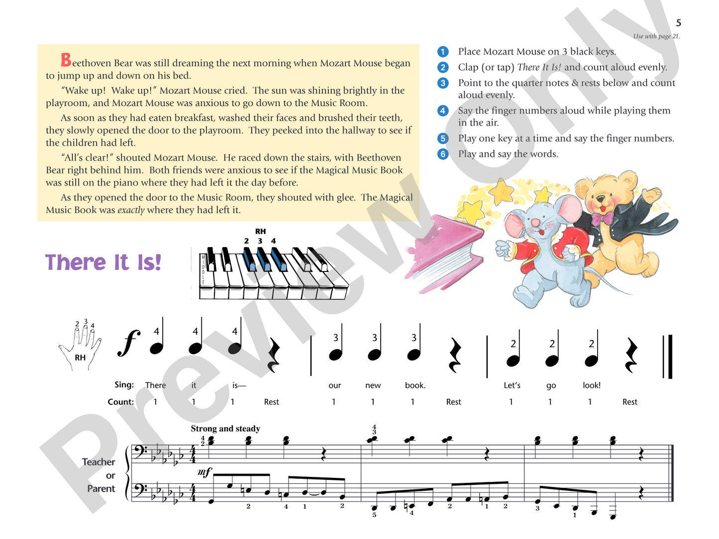 Music for Little Mozarts: Music Recital Book 1