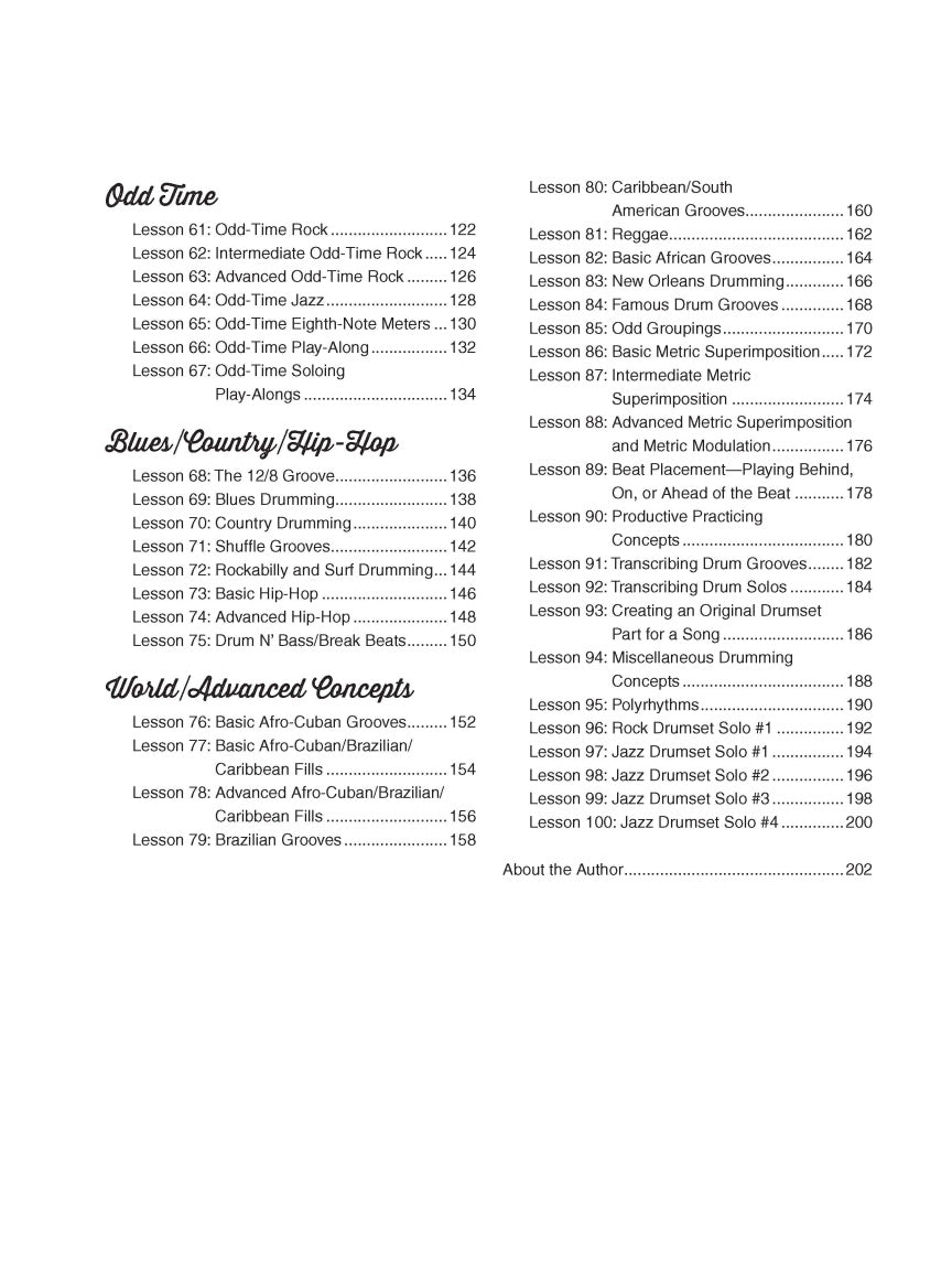 100 Essential Drumset Lessons - O'Mahoney