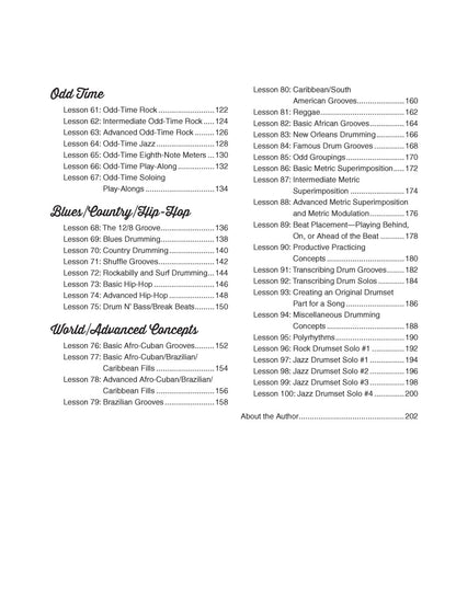 100 Essential Drumset Lessons - O'Mahoney