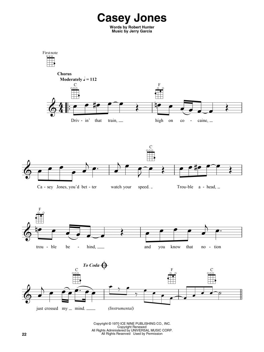 Grateful Dead for Ukulele