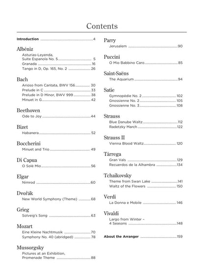 Classical Guitar Anthology, Classical Masterpieces Arranged for Solo Guitar TAB