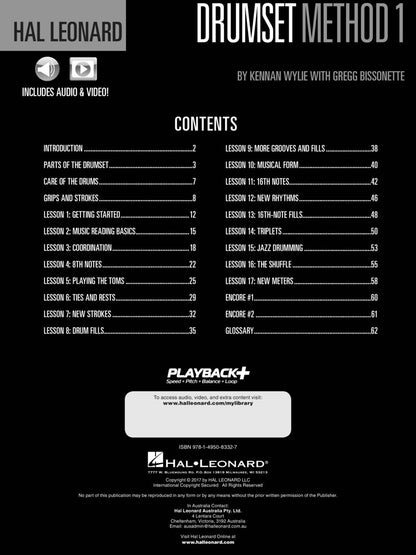 Hal Leonard Drumset Method – Book 1