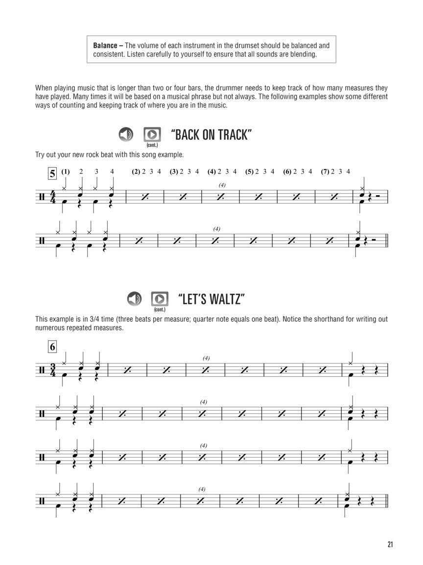 Hal Leonard Drumset Method – Book 1