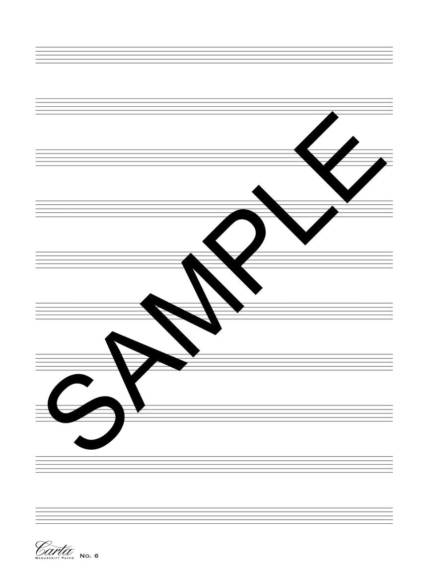 Carta Manuscript Paper No. 6 – Basic