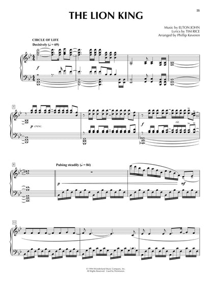 Disney Recital Suites, arr. Phillip Keveren - Piano Solo