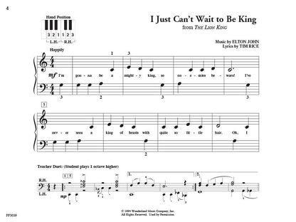 Faber Piano Adventures - PreTime® Piano Disney- Primer