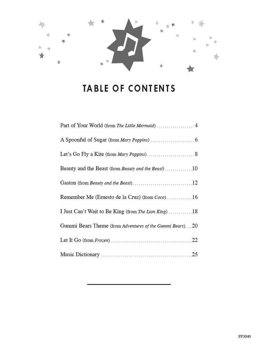 Faber Piano Adventures - PlayTime® Piano Disney- Level 1