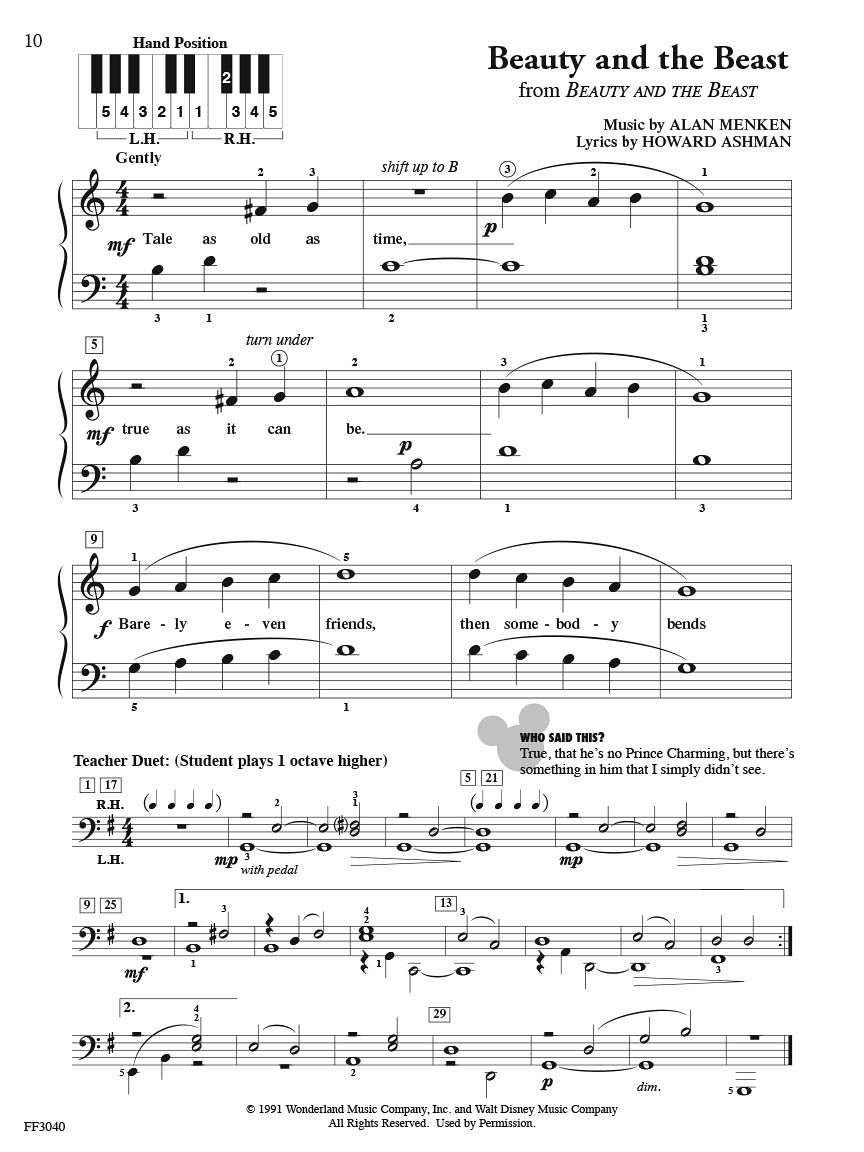 Faber Piano Adventures - PlayTime® Piano Disney- Level 1