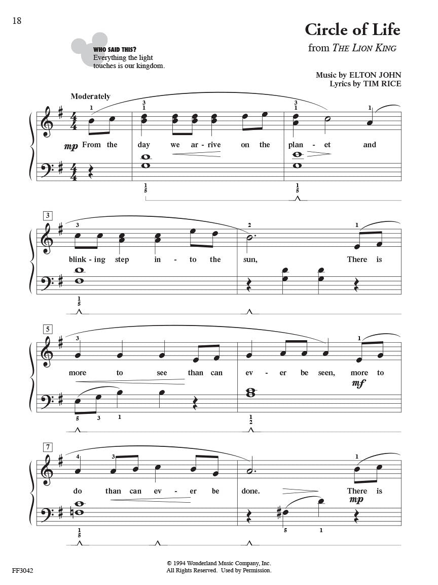 Faber Piano Adventures - ChordTime® Piano Disney - Level 2B