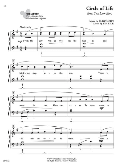 Faber Piano Adventures - ChordTime® Piano Disney - Level 2B