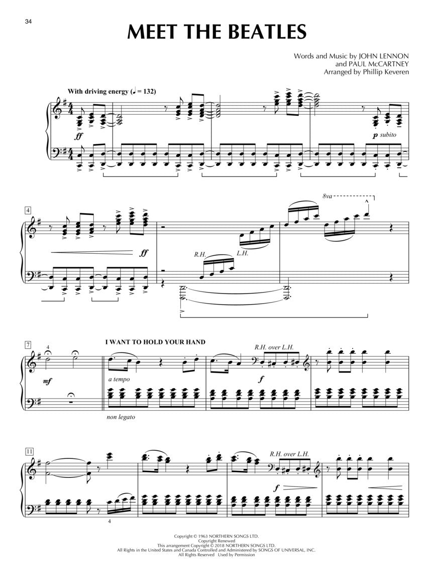 The Beatles, Recital Suites for Pianoforte - Phillip Keveren