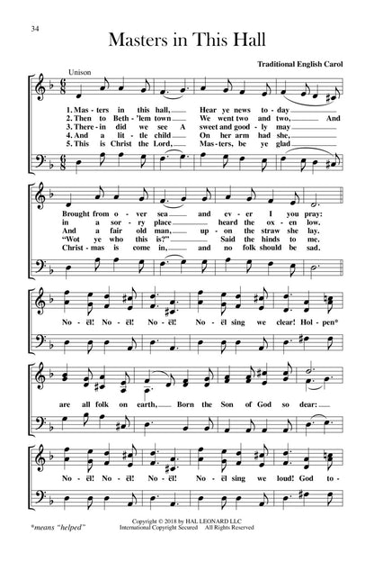 The Christmas Caroling Songbook - SAB