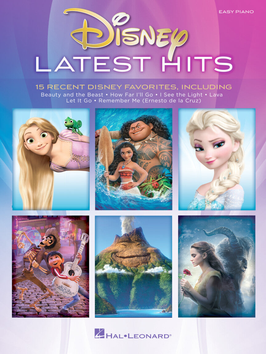 Disney Latest Hits, 15 Recent Disney Favorites - Easy Piano