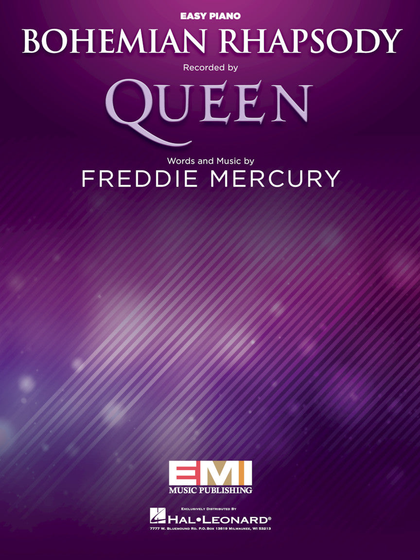 Queen: Bohemian Rhapsody - Easy Piano Sheet