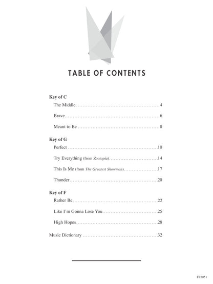 Faber Piano Adventures - ChordTime® Hits - Level 2B