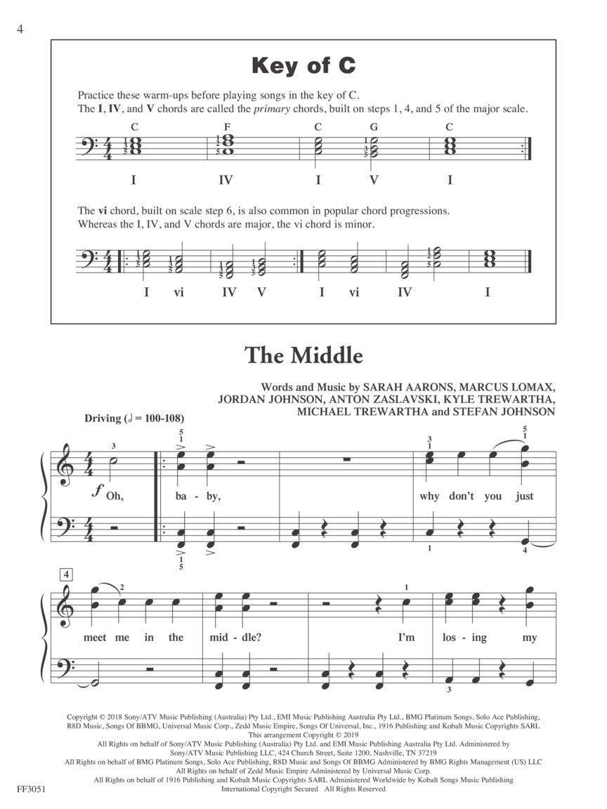 Faber Piano Adventures - ChordTime® Hits - Level 2B