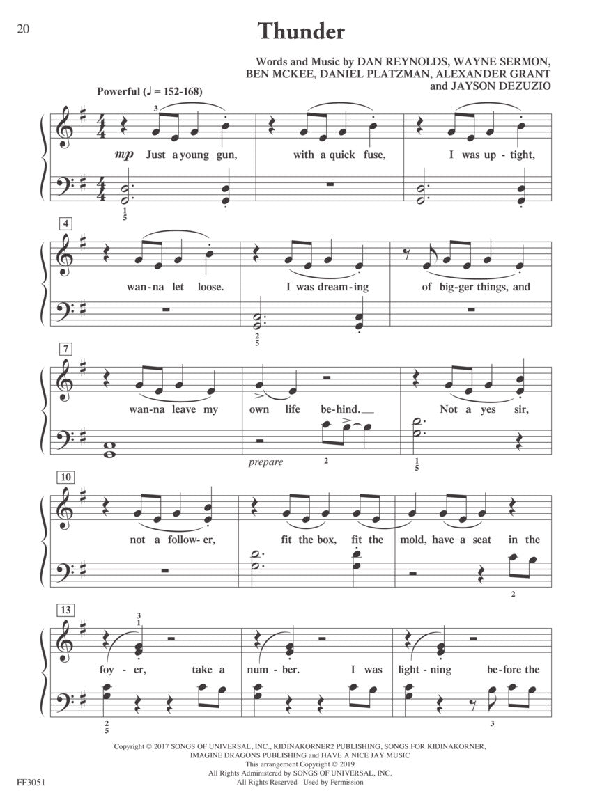 Faber Piano Adventures - ChordTime® Hits - Level 2B