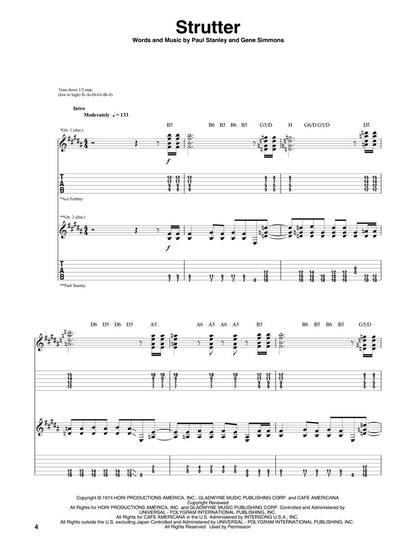 The Very Best of KISS - Guitar Tab