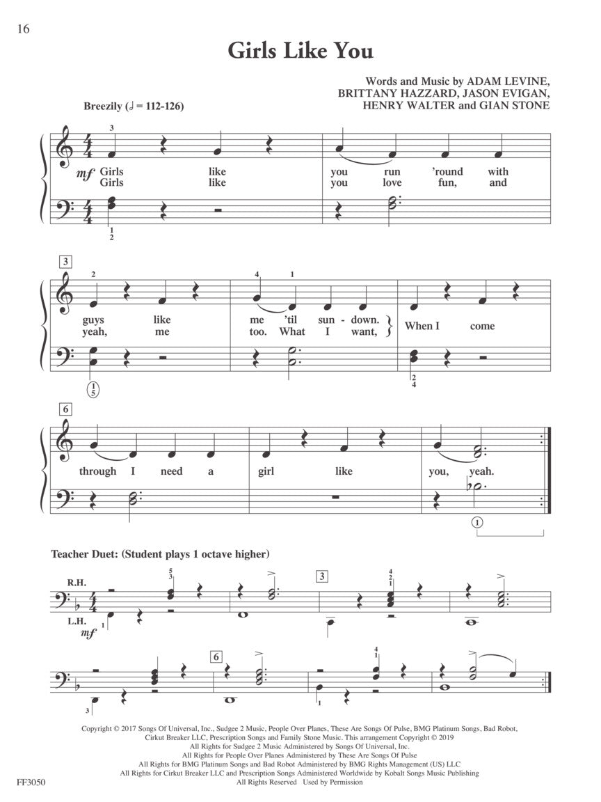 Faber Piano Adventures - ShowTime® Piano Hits - Level 2A