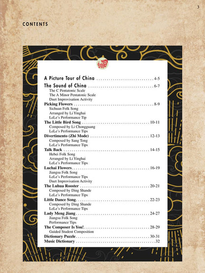 Faber Piano Adventures - ChordTime® Music From China - Level 2B