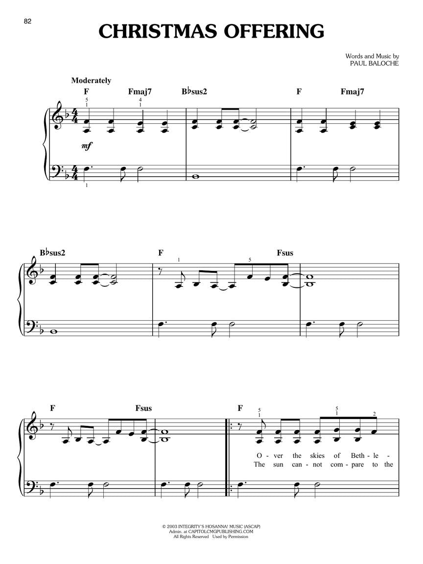 100 Most Beautiful Christmas Songs - Easy Piano