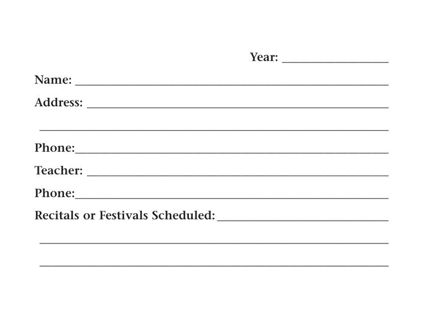 Hal Leonard - My Practice Record
