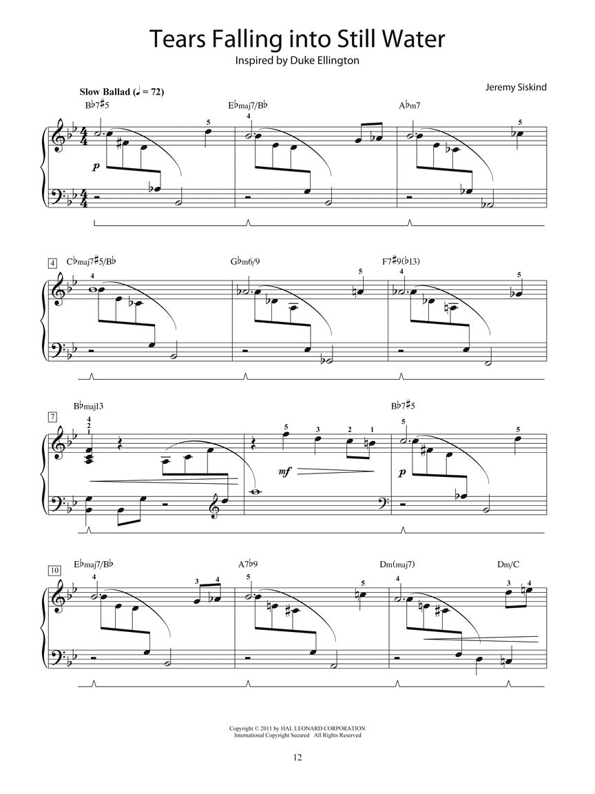 Siskind - Jazz Etude Inspirations