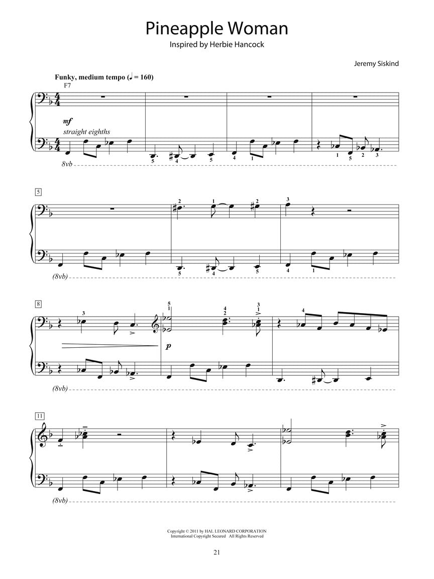 Siskind - Jazz Etude Inspirations