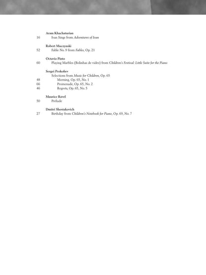 The 20th Century – Intermediate Level - G. Schirmer