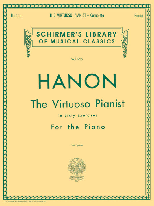 Hanon – Virtuoso Pianist in 60 Exercises – Complete - G. Schirmer