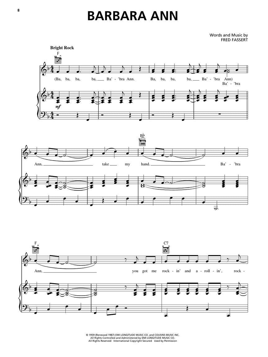 The Beach Boys Anthology - Piano/Vocal/Guitar