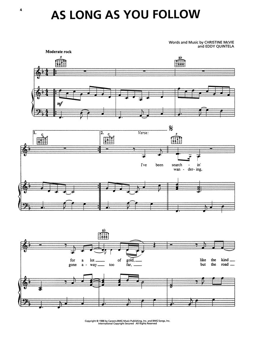 Fleetwood Mac - Anthology - Piano/Vocal/Guitar