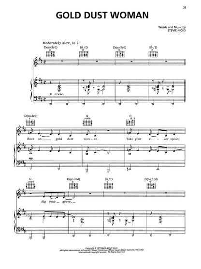 Fleetwood Mac - Anthology - Piano/Vocal/Guitar