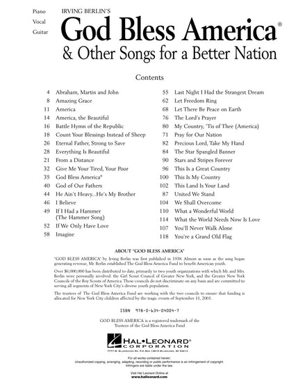 Irving Berlin's God Bless America® & Other Songs for a Better Nation