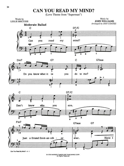 The Very Best of John Williams - Easy Piano