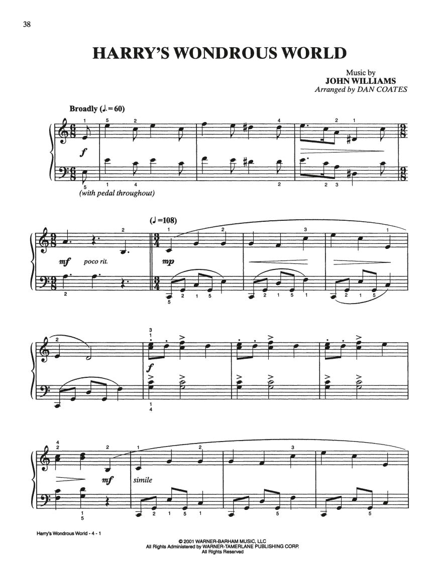 The Very Best of John Williams - Easy Piano