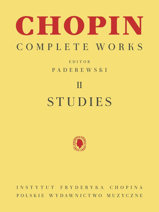 Chopin - Studies, Ed. Paderewski - PWM Softcover