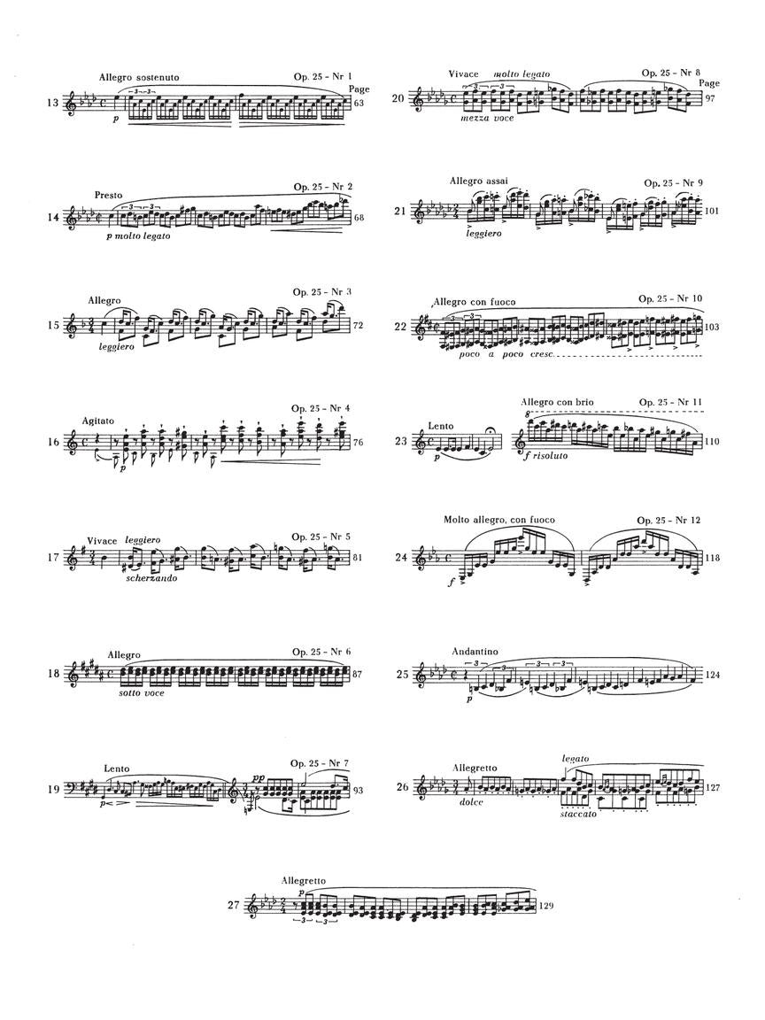 Chopin - Studies, Ed. Paderewski - PWM Softcover