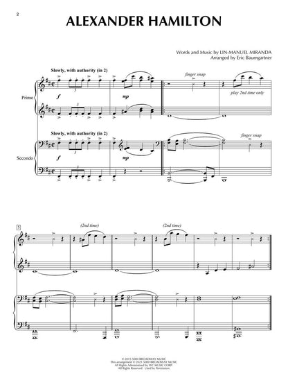 Hamilton - for Piano Duet