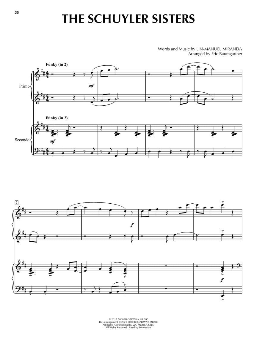 Hamilton - for Piano Duet