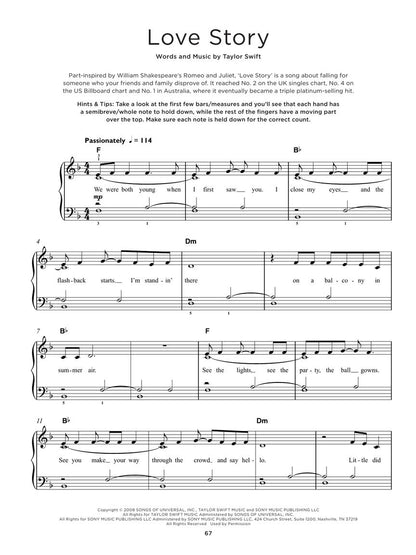 40 Taylor Swift Songs - Really Easy Piano