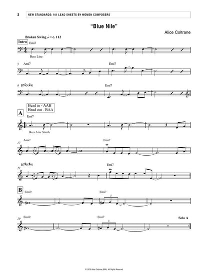 New Standards: 101 Lead Sheets by Women Composers - Berklee Guide