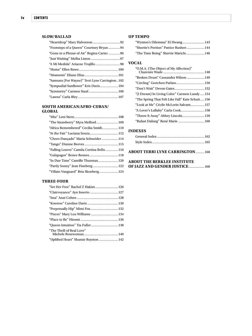 New Standards: 101 Lead Sheets by Women Composers - Berklee Guide