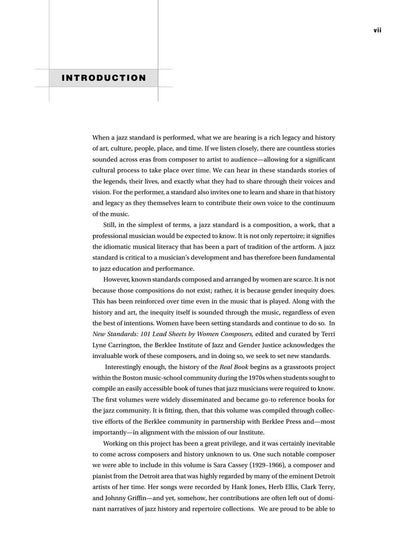 New Standards: 101 Lead Sheets by Women Composers - Berklee Guide