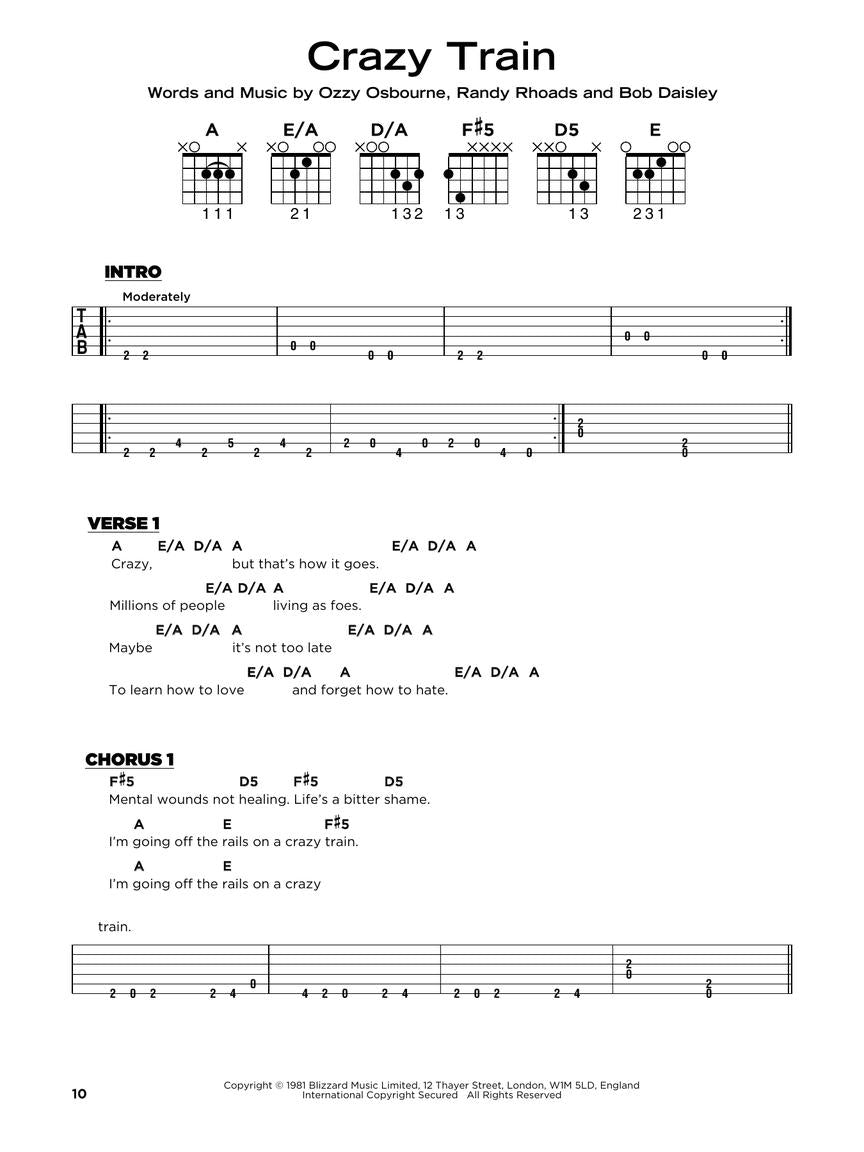 Hard Rock– Really Easy Guitar