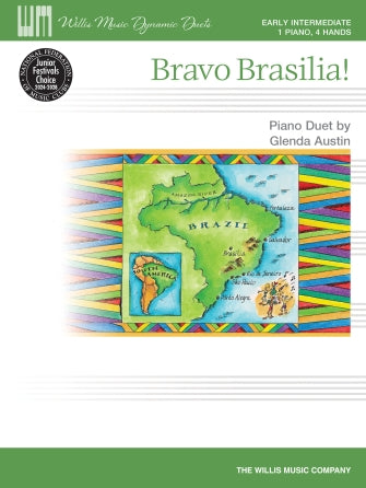 Austin - Bravo Brasilia! (1 Piano, 4 Hands)